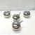 Stainless Steel 304 Steel Cover Condiment Dispenser Kitchen Seasoning Set