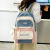 Cross-Border Schoolbag Female College Students' Backpack Large Capacity High School Student Ins Japanese Junior's Schoolbag Factory Wholesale