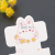 Children's Little Bunny Rubber Band Hair Rope Hair Accessories Set Wrapping Paper Card DIY Hair Accessories Material Jewelry Accessories Cardboard
