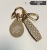 PU Leather Personalized Creative Car Key Ring Access Control Card Protective Cover Small Pendant