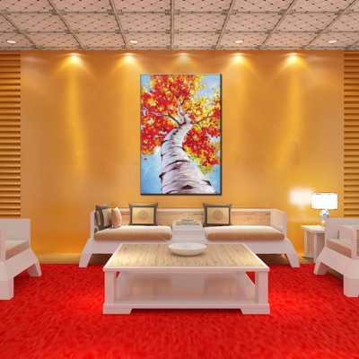 Landscape Oil Painting Living Room Dining Room Entrance Decorative Painting Hotel Hotel Decoration Decoration