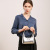 Silver Underarm Bag Korean Special-Interest Design High-Grade Cowhide Portable Baguette Bag Authentic Leather Tactile Feel Bag for Women