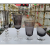Fashion Trending Gray + Phnom Penh 3 Beads Champagne Glass, Red Wine Glass, Thick Bottom Height Crystal Glasses