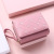 Women's Wallet Short Chic Embroidered Love Coin Purse Female Tri Fold Card Holder PU Leather Multiple Card Slots Wallet