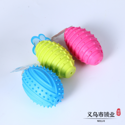 Creative New Rubber Grenade Toy Small and Medium Sized Dog Rubber Toy Dog Tooth Cleaning and Tooth Strengthening Toy Wholesale