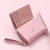 Women's Wallet Short Chic Embroidered Love Coin Purse Female Tri Fold Card Holder PU Leather Multiple Card Slots Wallet