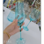 Fashion Hammered Diamond Sky Blue + Phnom Penh Champagne Glass Goblet, High and Low Crystal Glasses Wholesale