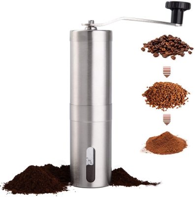Portable Stainless Steel Coffee Grinder Household Manual Coffee Machine Manual Coffee Grinder