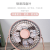 Factory Direct Supply USB Fan Mini Home Retro Copper Art Mute Fan Office and Dormitory Desktop Small Fan