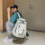 New Multi-Layer Backpack Men's and Women's Same Style Simple Backpack European and American Stylish and Portable Schoolbag Manufacturer