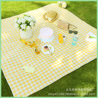 Spot Outdoor Picnic Mat Wholesale Oxford Cloth Moisture-Proof Mat Portable Spring Outing Tent Mat Thick Waterproof Beach Mat