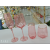 Fashion Hammered Diamond Red + Phnom Penh Champagne Glass Goblet, High and Low Crystal Glasses Wholesale