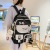 Girls Contrast Color Backpack 2022 New Summer Little Fresh Student Schoolbag Junior High School Backpack Manufacturer