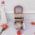 Jinqi Sofa Fabric Home Jewelry Box Dressing Table Stool Jewelry Storage Box Earrings Necklace Jewelry Box