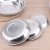 Barbecue Plate 1.0 Extra Thick Non-Magnetic Disc Shallow Plate Deep Plates Stainless Steel Dish round Disc
