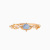Korean-Style Korean-Style Blue Planet Ring Star Ring Elegant High-Grade Ring Cross-Border Fashion Ornament Wholesale