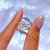 Korean-Style Korean-Style Blue Planet Ring Star Ring Elegant High-Grade Ring Cross-Border Fashion Ornament Wholesale