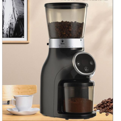 Cone Wheel Coffee Grinder Electric Grinding Powder Grinding Seasoning Italian Coffee Grinder Household Grinder