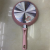 Card Handle Squeeze Frying Pan Marble Mixed Color Pink Pink Blue