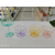 Popular Recommended Wide Vertical Bar Series Color + Golden Edge Various Crystal Glasses High and Low Ice Cream Cup