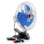 Car Mini Little Fan 8-Inch Semi-Closed Electric Fan Summer Cooling Cooling Fan 12V/24V