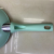 Card Handle Squeeze Frying Pan Marble Mixed Color Pink Pink Blue