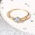 Korean-Style Korean-Style Blue Planet Ring Star Ring Elegant High-Grade Ring Cross-Border Fashion Ornament Wholesale