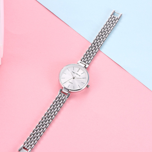 silver mm small watch female simple temperament student watch manufacturers spot genuine tiktok net red wechat supply