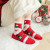 22 Christmas Stockings Mid-Calf Christmas Tree Tube Socks Santa Claus Elk Coral Velvet Christmas Socks Wholesale Cross-Border