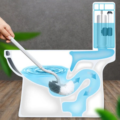 Japanese Wall-Mounted S-Type Toilet Brush for Foreign Trade