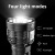 New Eight-Core Flashlight Wholesale Outdoor Led Household Portable USB Charging Cob Sidelight Strong Light Small Flashlight