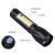 Mini Torch Telescopic Focusing Belt Cob Sidelight Led Strong Light Flashlight Outdoor Emergency Aluminum Alloy Torch