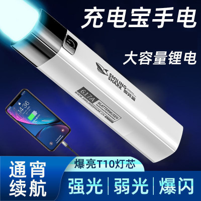 Strong Light Mini Torch Portable Home Lighting Flashlight USB Charging Emergency Small Flashlight