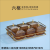 Glass Square Dim Sum Dish Dried Fruit Box Sealed Jar Storage Tank Acrylic with Shelf Jingdezhen New Products in Stock