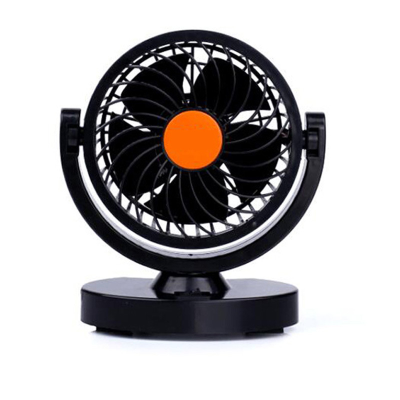 Factory Supply Car Multi-Purpose Creative USB Electric Fan 12V 24V Car Mini Rotating Small Fan