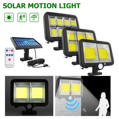 150led Split Solar Charging Infrared Infrared Sensor Lamp Indoor Corridor Bathroom Wall Lamp Household Waterproof