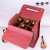 Factory Direct Sales Black Red Blue Six Pieces Wine Crate New Pu 6 Pieces Wine Leather Case