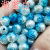 8mm Rose Two-Color Beads Material Diy Bracelet Handmade Beaded Accessories Beads Flower Abs Imitation Pearl by Jin