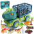 Oversized Dinosaur Transporter Children's Toy Set Boy Puzzle Replica T-Rex Triceratops Cross-Border Car