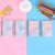 Spot Student Creativity PVC Transparent Ins Style Cute Cartoon Coil Notebook Portable Loose-Leaf Notebook Pack Wholesale