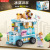 Lele Brothers Street View Snack Street Compatible with Lego Building Blocks Small Boxed Children Educational Assembly Toy Girl Gift