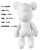 DIY Handmade Children's Toy Fluid Bear White Body Wholesale Stall Good Supply Fluid Violent Bear Keychain