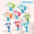 Children's Electric Continuous Hair Gun Toy New TikTok Generation Internet Celebrity Outdoor Boys and Girls Uzi Water Gun Wholesale