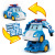 Genuine Peli Deformation Police Car Poli Deformation Toy Set Rescue Team Car Robot Honeywell Children and Boys