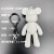 DIY Handmade Children's Toy Fluid Bear White Body Wholesale Stall Good Supply Fluid Violent Bear Keychain