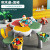 Wangao Multifunctional Building Block Table Compatible with Lego Large Particles Building Blocks Toy Children's Early Education Gaming Table Wholesale