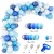 Cross-Border Amazon Blue Balloon Combo Set Children's Birthday Party Scene Layout Decorative Balloon Latex