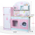 Youlebi Children's Enlightenment Wooden Kitchen Refrigerator Early Childhood Education Parent-Child Educational Play House Toy Stall