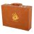 Customized Phoenix Pu Delivery Box Brown Leather Delivery Key Locker Toolbox Suitcase Yiwu Manufacturer