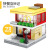 Baby SEMP Street View Small Building Block Mini City Building Store Assembly Compatible with Lego Small Particles Children's Intelligence Toys
